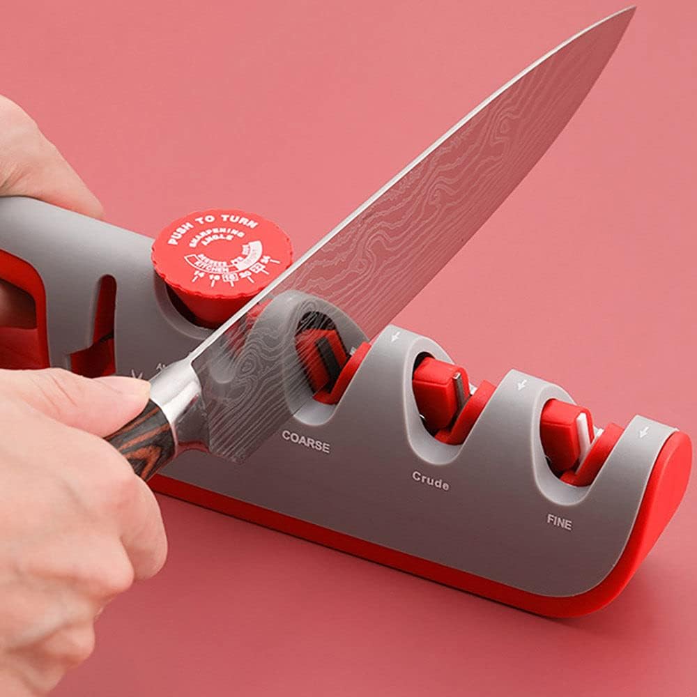 Afilador de cuchillos 4 en 1