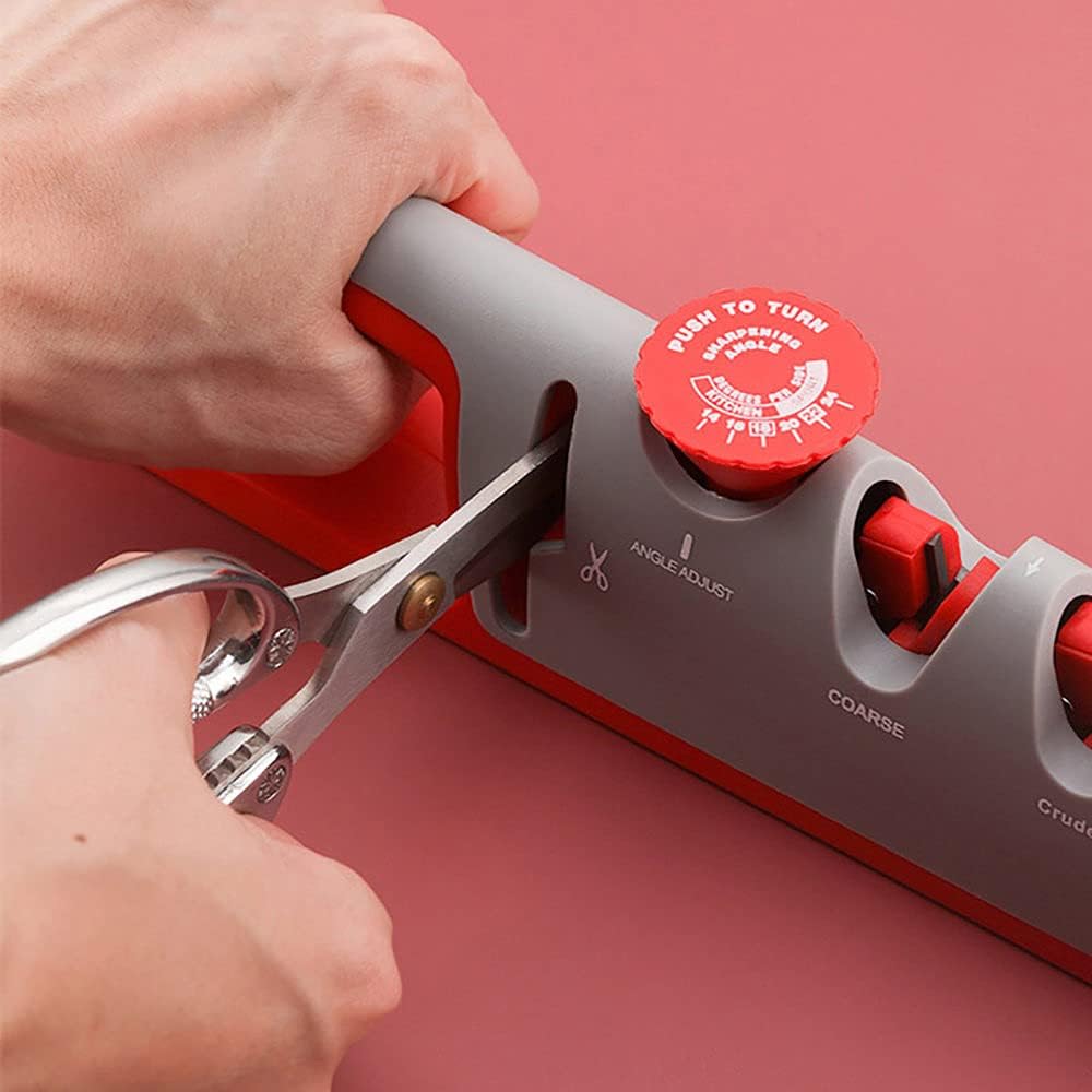 Afilador de cuchillos 4 en 1