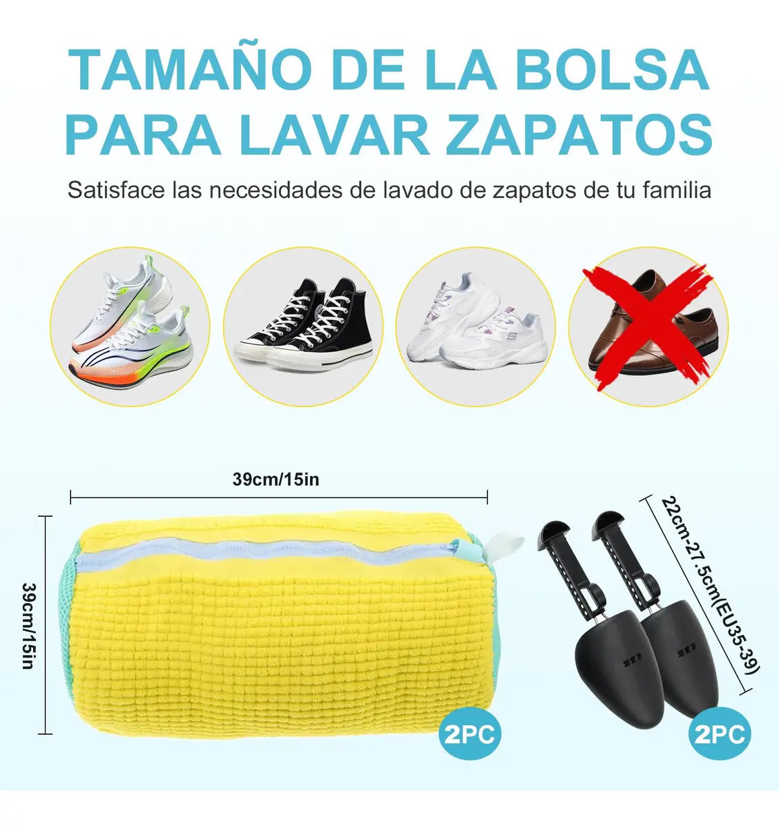 BOLSA PROTECTORA PARA LAVAR CALZADOS