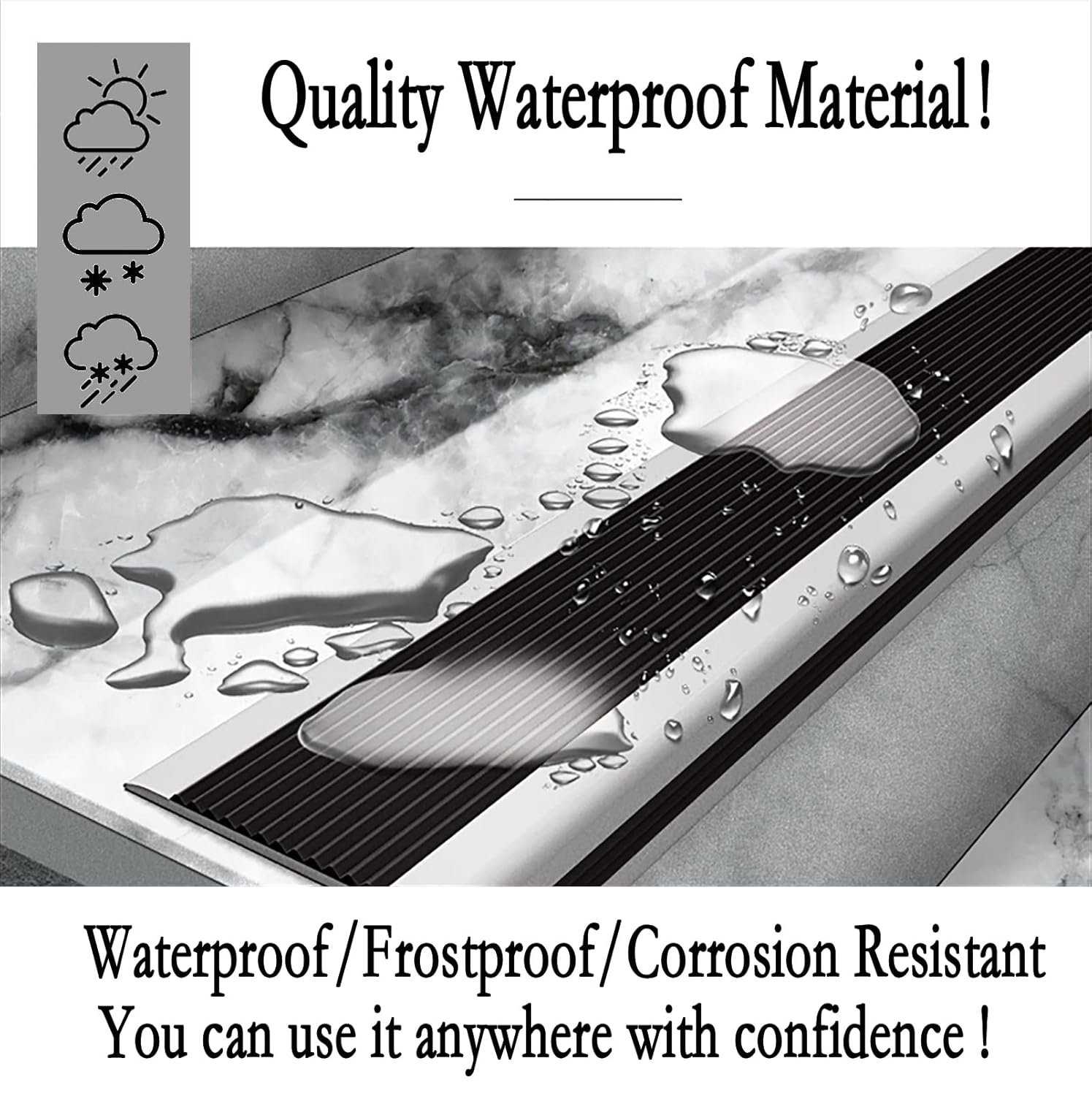 Cinta Antideslizante para Escaleras - 5 x 155.000