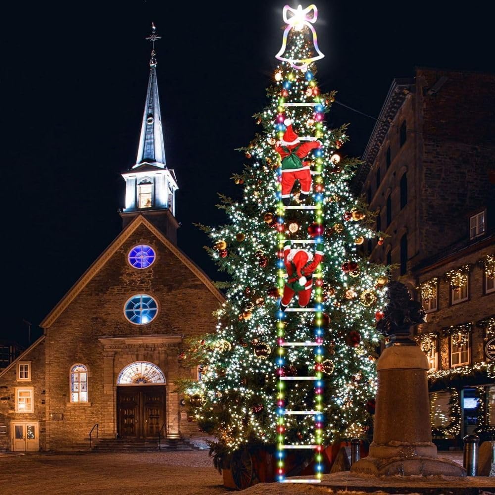 Escalera de Papá Noel Navideña - SOLAR