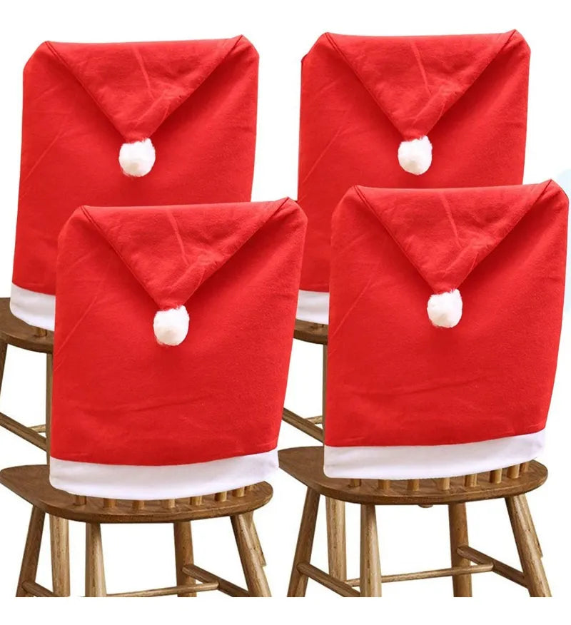 Forro de Navidad para Sillas 🎄 — Dale un toque festivo a tu hogar