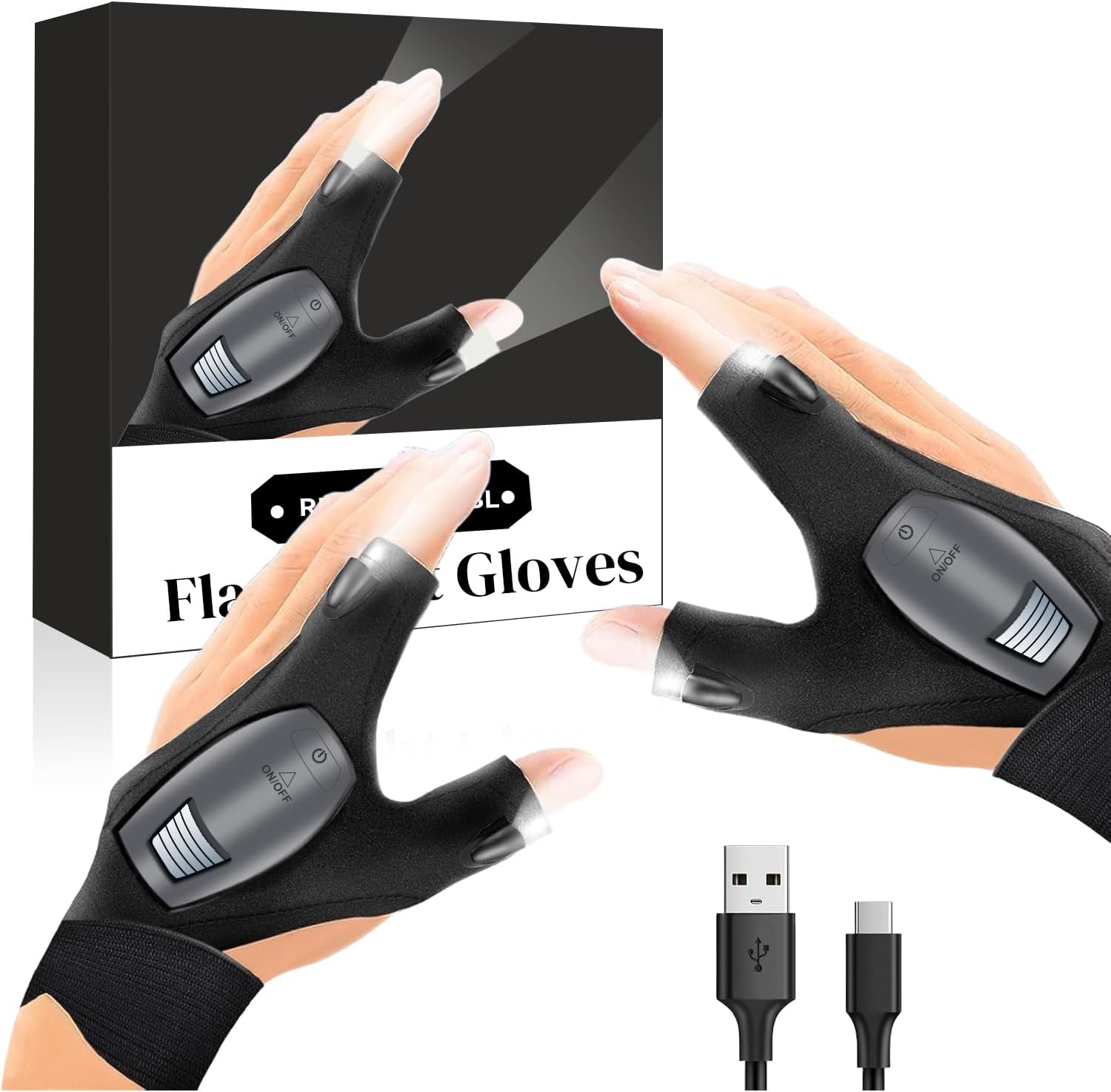 Guantes con Luz Led