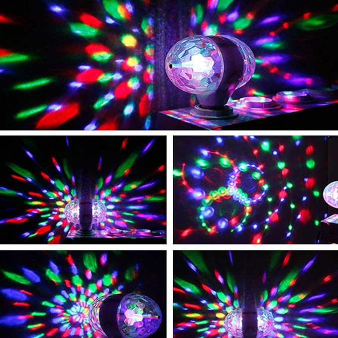 Luces Giratorias para Disco – Efecto 360°