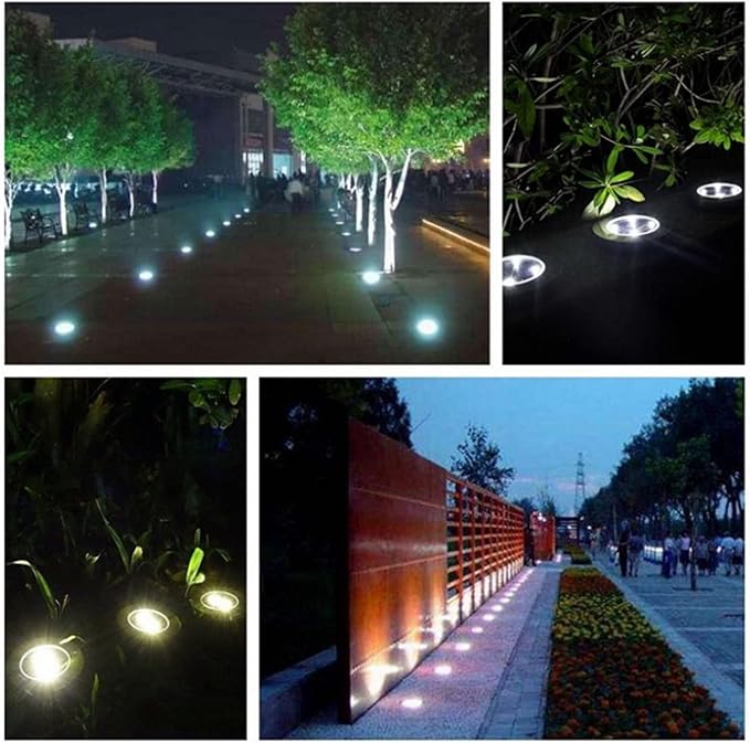 Luces Led con Carga Solar - 4 X 1