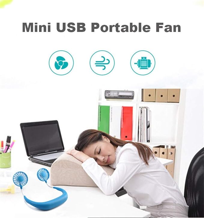Ventilador portatil para el cuello