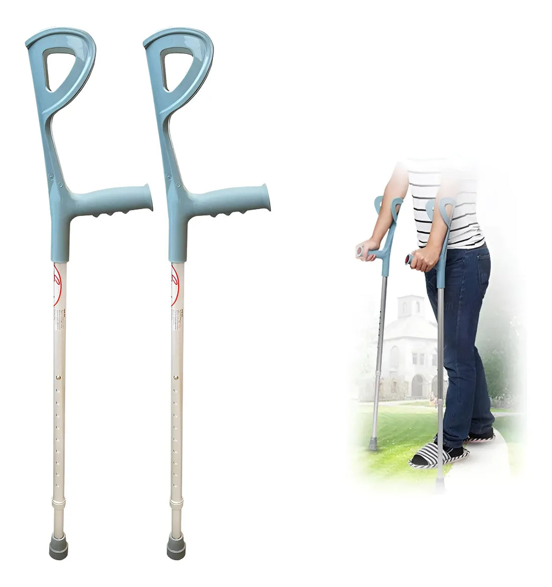 Muletas de Antebrazos Ajustables – Confort y Estabilidad 🛠️✨