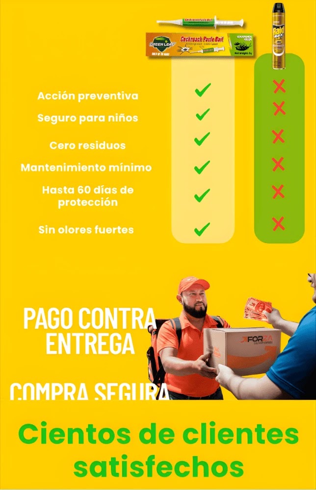 Gel Anti Cucarachas – Eliminación Rápida y Efectiva