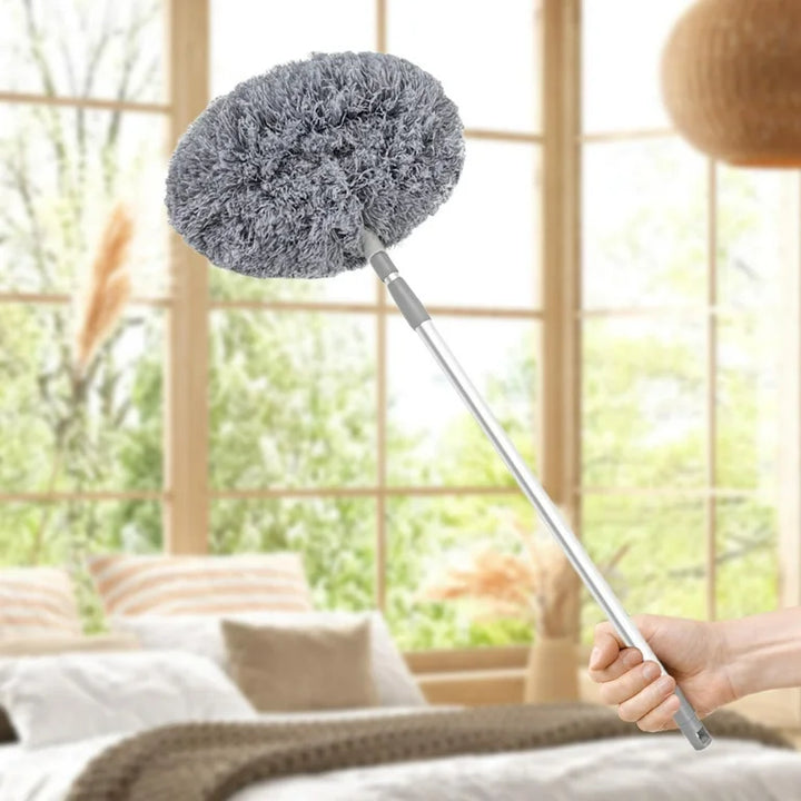 Plumero Redondo Extensible 2 m – Limpieza Fácil y Sin Esfuerzo