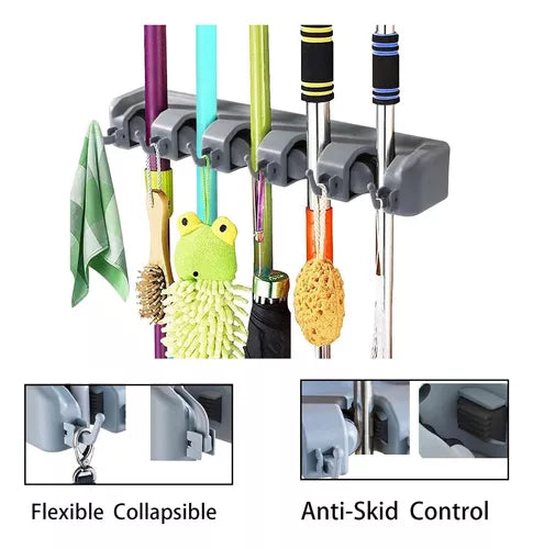 CLEANING SUPPLIES ORGANIZER™ ORGANIZADOR DE ESCOBAS MULTIFUNCIONAL