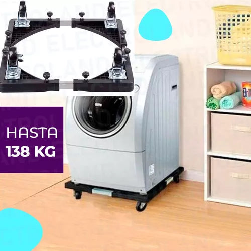 SOPORTE DE ELECTRODOMÉSTICOS AJUSTABLE (CON RUEDAS)