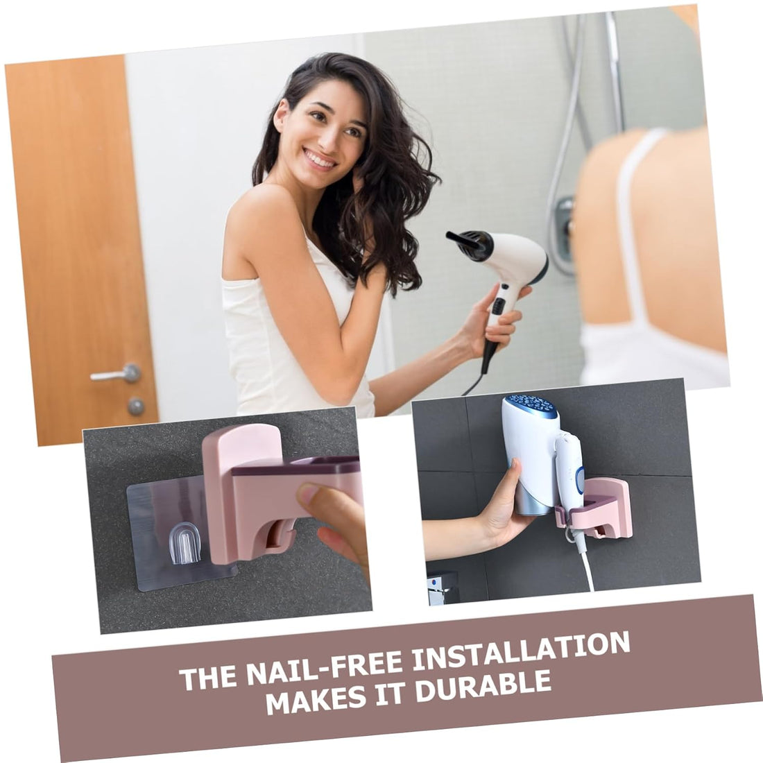 Porta Secador de Cabello Multifuncional