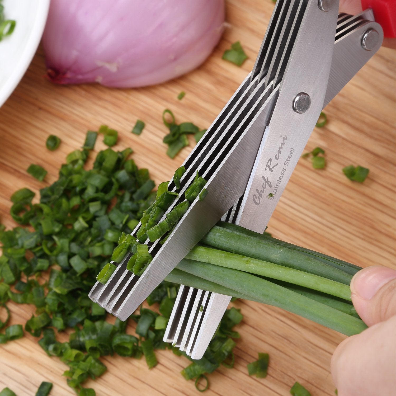 Tijera Multihojas para Hierbas