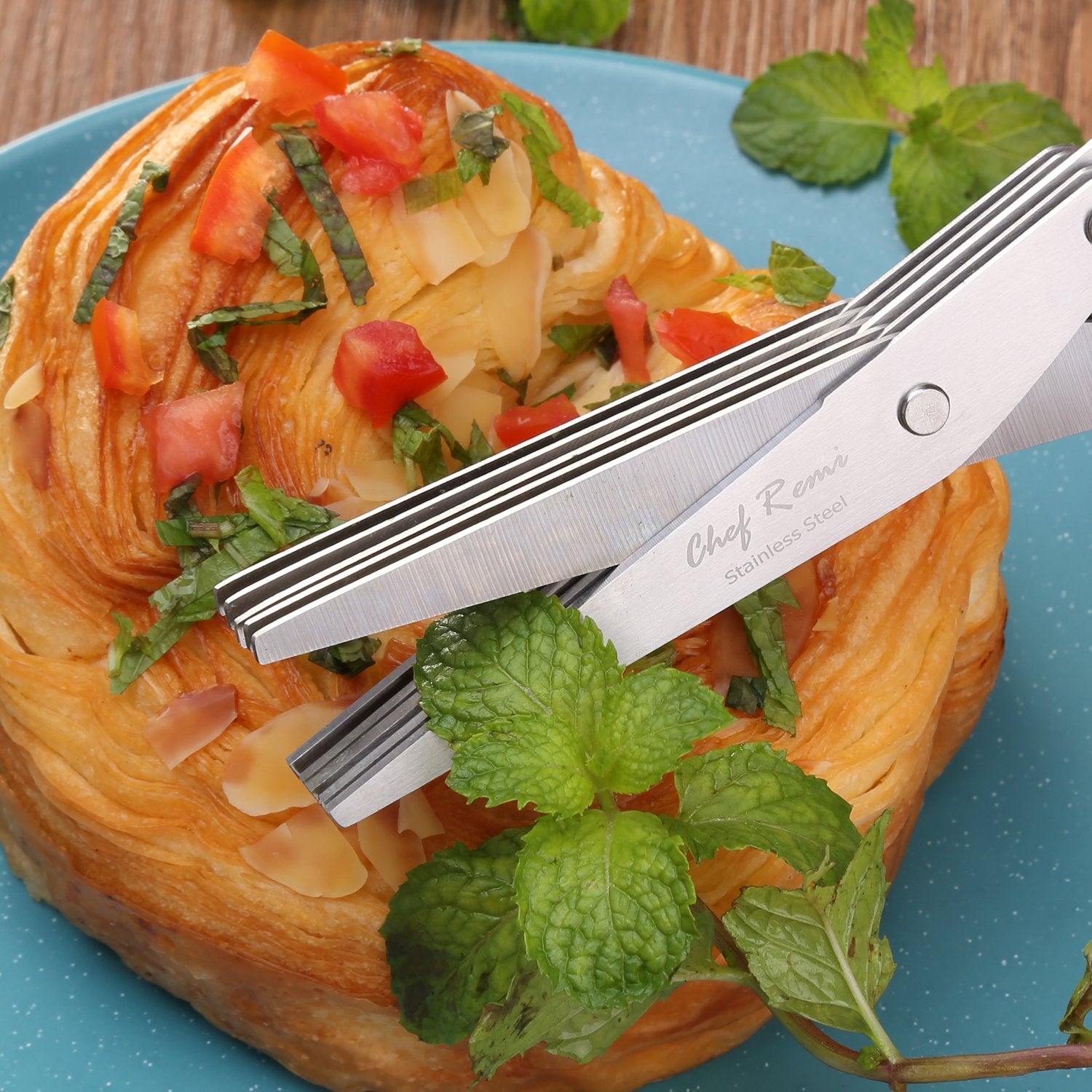 Tijera Multihojas para Hierbas