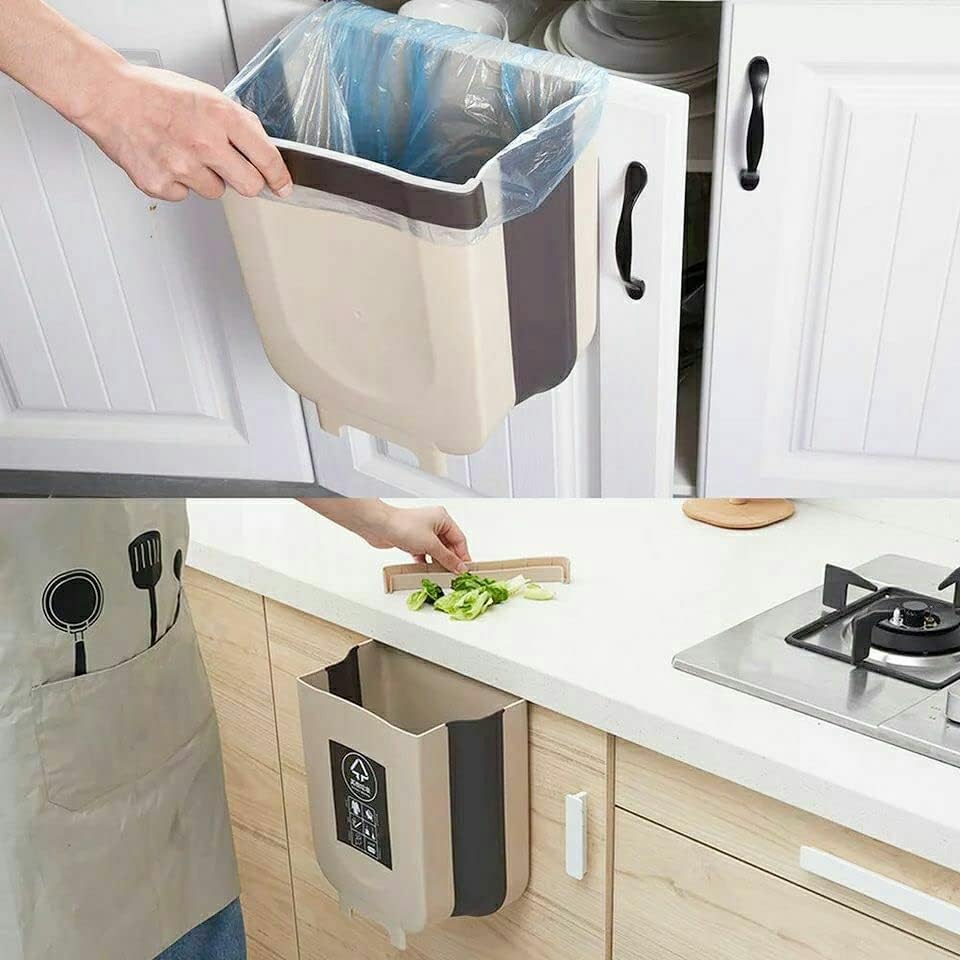 Basurero plegable portátil