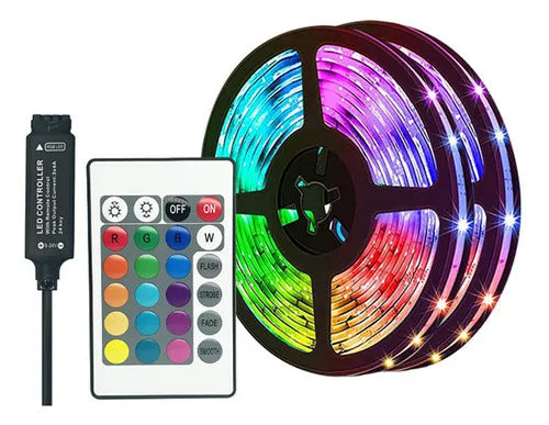 Cinta LED Multicolor 2 Metros con Control Remoto 🎨✨