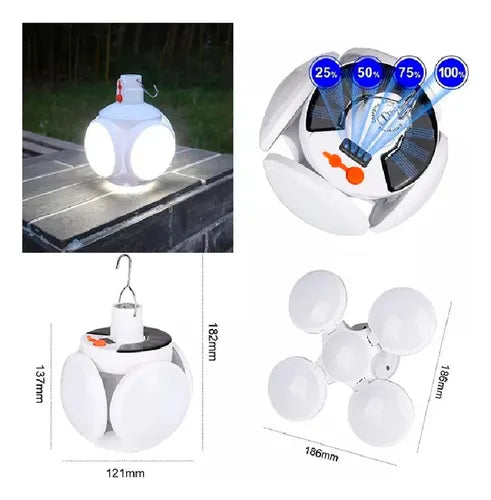 LÁMPARA SOLAR DE CAMPING