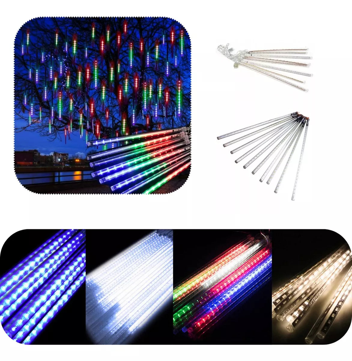 METEOR LIGHT ™️- LUCES LED LAGRIMAL METEORO 50CM
