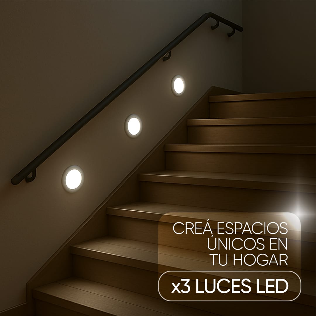 LUCES LED INALÁMBRICAS CON CONTROL REMOTO 2x1