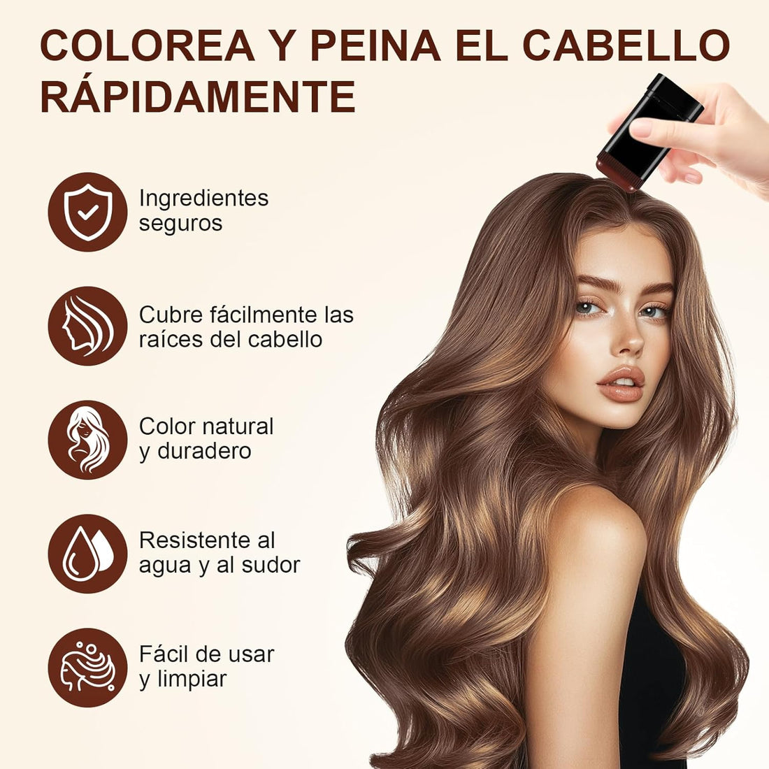 Coloración de Canas Maiden – Cobertura 100%