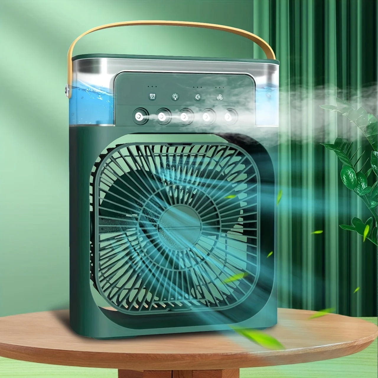 Mini ventilador humidificador de aire acondicionado