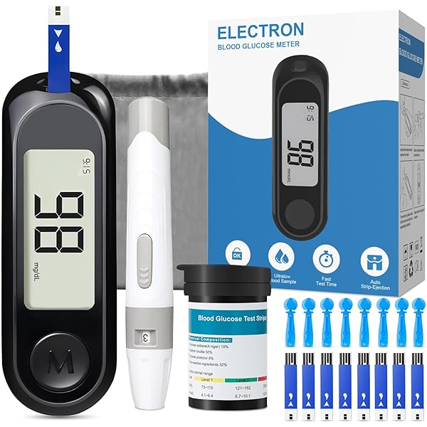 MEDIDOR DE GLUCOSA EN SANGRE ELECTRÓNICO
