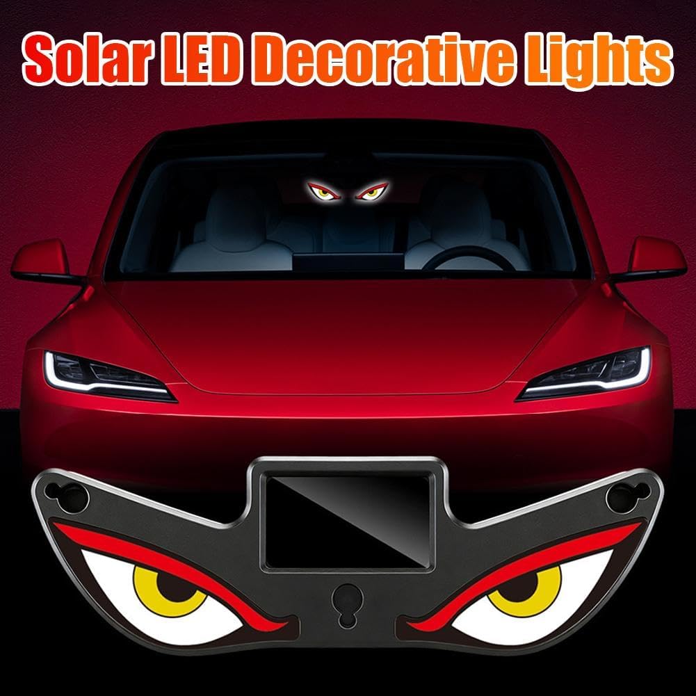 LUCES SOLARES "OJOS DE DIABLO" PARA VEHÍCULOS 🚗☀️