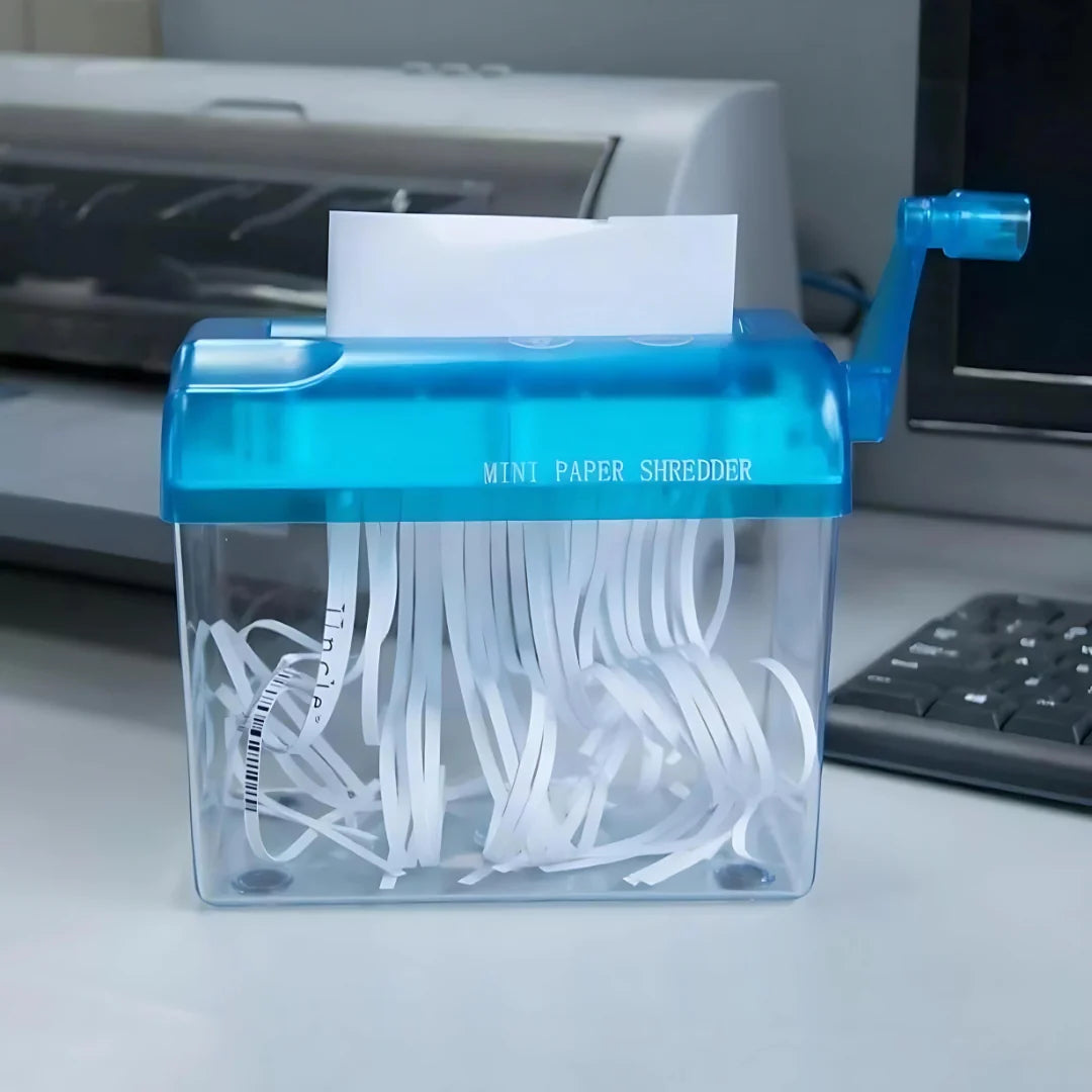 Mini trituradora de papel