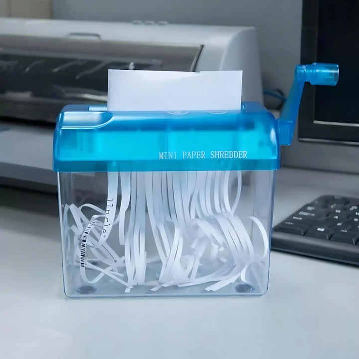 Mini trituradora de papel